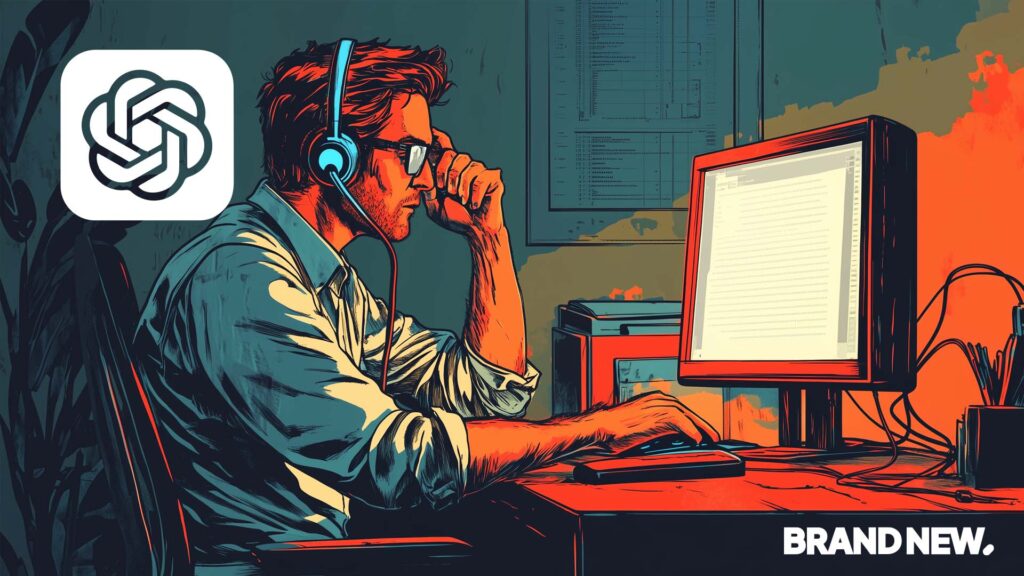 Man at a desk